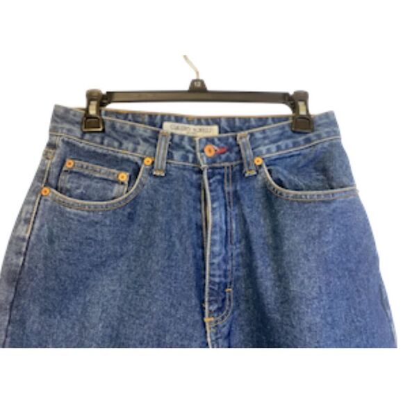 Claudio Agnelli Vintage High Waist 5-Pocket Jeans. Sz.12 1980’s Y2K Contemporary - Picture 3 of 8